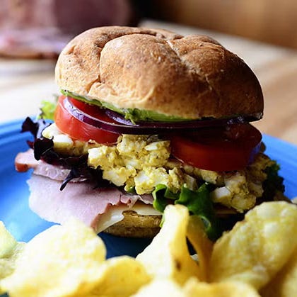 Easter Leftover Sandwich