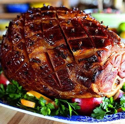 Glazed Easter Ham