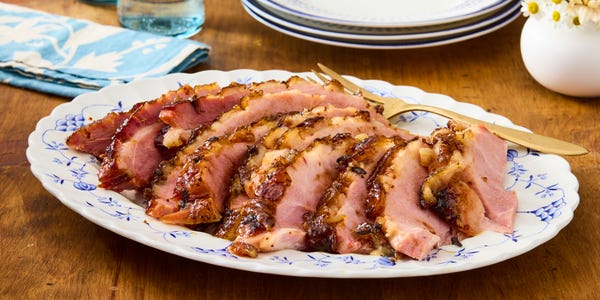 Maple-Bourbon Glazed Ham