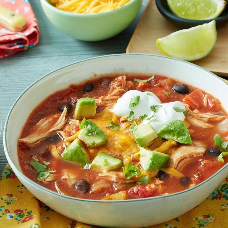 Slow-Cooker Chicken Tortilla Soup